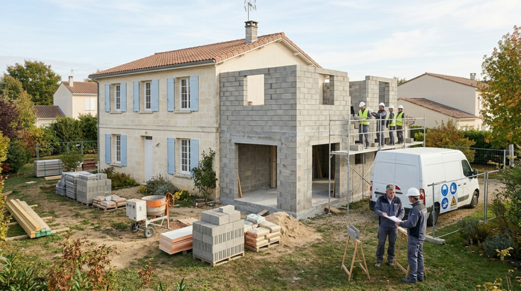 Agrandissement maison à Bordeaux | EGB DE AZEVEDO