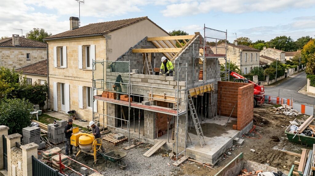 Agrandissement maison à Bordeaux | EGB DE AZEVEDO
